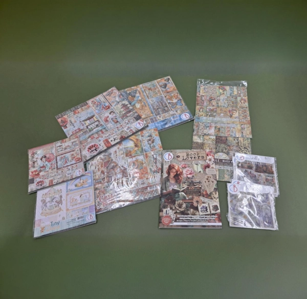 Álbumes y papeles para scrapbooking